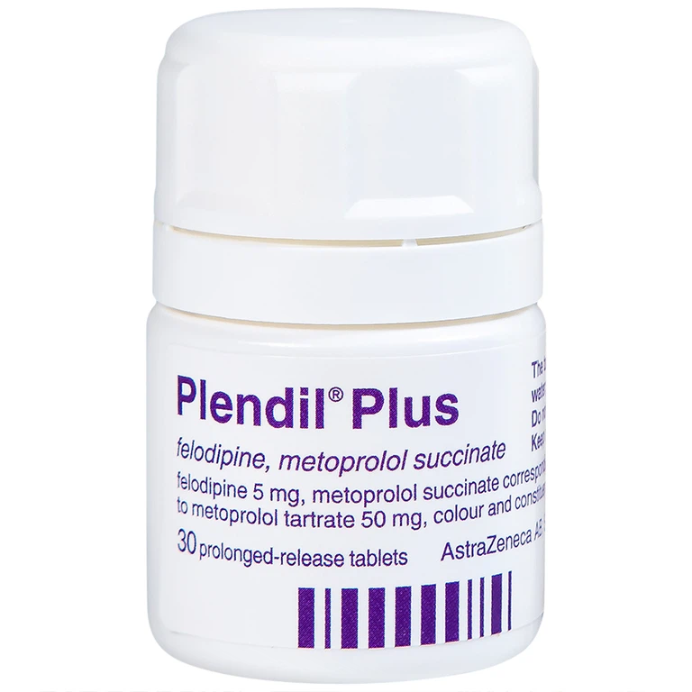 Viên nén Plendil Plus AstraZeneca điều trị tăng huyết áp (30 viên)