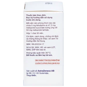 Viên nén Plendil Plus AstraZeneca điều trị tăng huyết áp (30 viên)