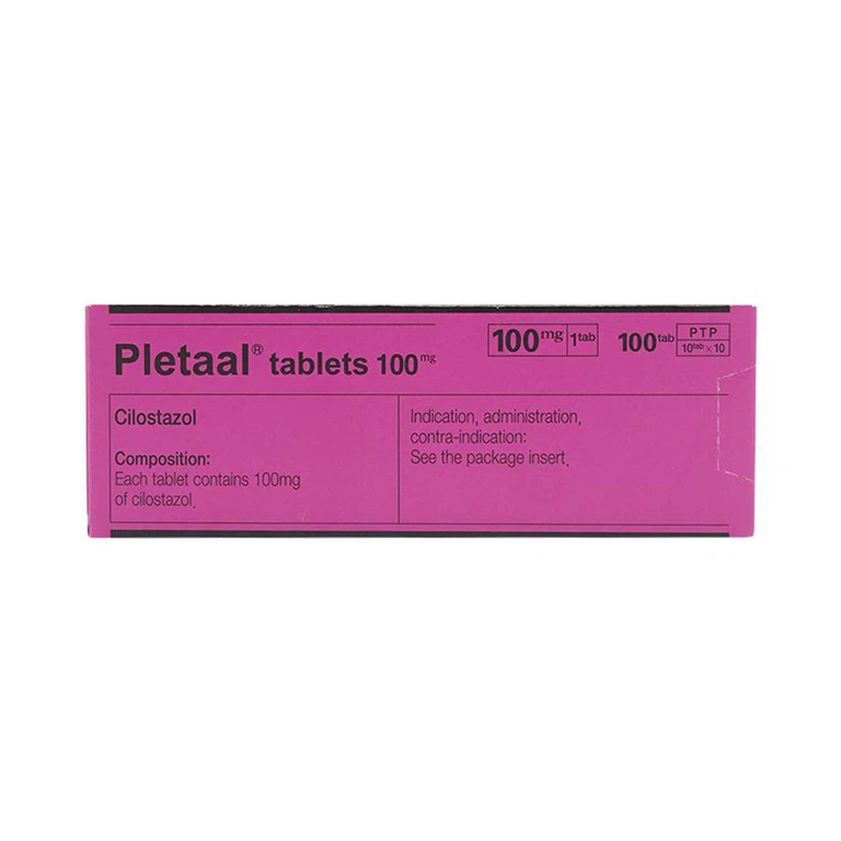 Viên nén Pletaal tablets 100mg Otsuka điều trị các chứng thiếu máu cục bộ (10 vỉ x 10 viên)