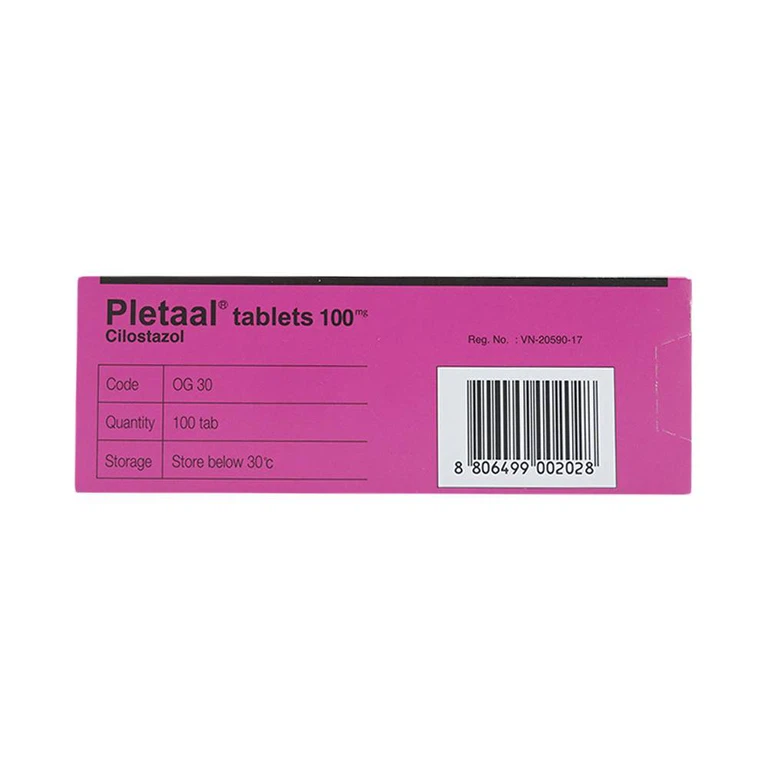 Viên nén Pletaal tablets 100mg Otsuka điều trị các chứng thiếu máu cục bộ (10 vỉ x 10 viên)