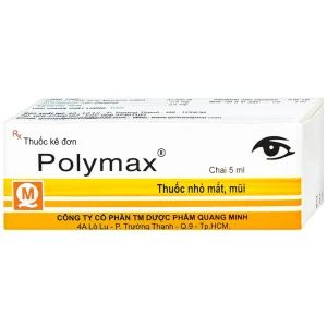 Thuốc nhỏ mắt Polymax 5ml Medipharco dùng để kháng viêm, kháng dị ứng