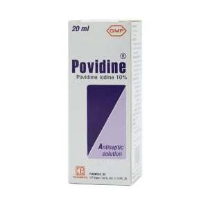 Dung dịch sát khuẩn Povidine 10% Pharmedic ngăn ngừa nhiễm khuẩn ở vết cắt, vết trầy (20ml)