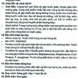 Dung dịch phụ khoa Povidine 10% Pharmedic sát trùng phụ khoa, viêm âm đạo, âm hộ (90ml)