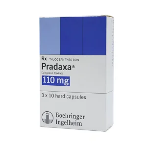Viên nang cứng Pradaxa 110mg Boehringer phòng ngừa tai biến, đột quỵ (3 vỉ x 10 viên)