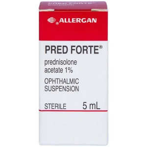 Hỗn dịch nhỏ mắt Pred Forte Allergan điều trị các chứng viêm đáp ứng với steroid (5ml)