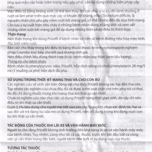 Thuốc Pricefil 500mg Vianex điều trị nhiễm khuẩn đường hô hấp (1 vỉ x 12 viên)