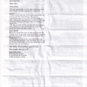 Thuốc Primperan 10mg Sanofi điều trị triệu chứng nôn và buồn nôn (2 vỉ x 20 viên)