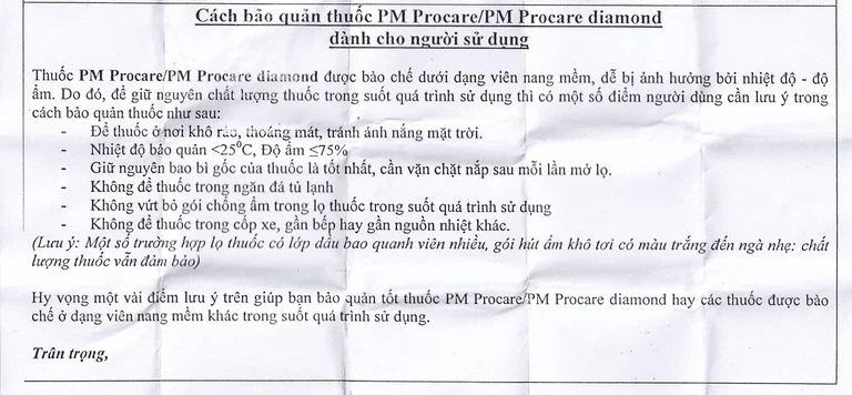 Viên uống Procare Diamond bổ sung khoáng chất cho phụ nữ có thai và cho con bú (30 viên)