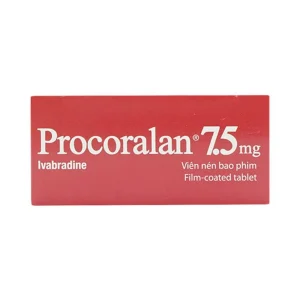 Thuốc Procoralan 7.5mg Servier điều trị đau thắt ngực ổn định (4 vỉ x 14 viên)