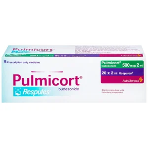 Khí dung Pulmicort Respules Astra điều trị hen phế quản (20 ống x 2ml)