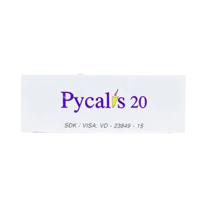 Thuốc Pycalis 20 Pymepharco điều trị hỗ trợ rối loạn cương dương (1 vỉ x 1 viên)
