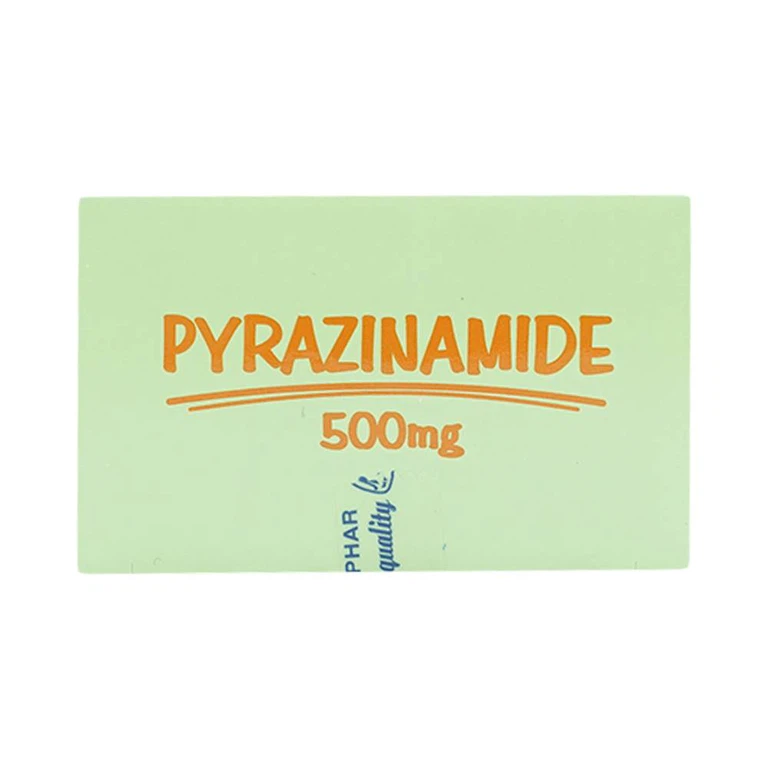 Thuốc Pyrazinamide 500mg Mekophar điều trị bệnh lao phổi (10 vỉ x 10 viên)
