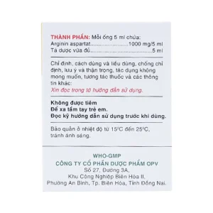 Siro Quazimin OPV điều trị triệu chứng suy nhược chức năng (4 vỉ x 5 ống x 5ml)