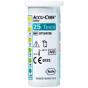 Que thử đường huyết Accu-Chek Active dùng cho máy Accu-Chek Active (25 cái)