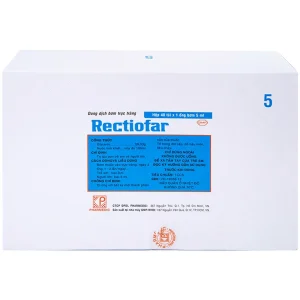 Dung dịch Rectiofar Pharmedic điều trị táo bón (40 túi x 1 ống bơm 5ml)