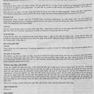 Thuốc Risperdal 1mg Janssen điều trị bệnh tâm thần phân liệt (6 vỉ x 10 viên)