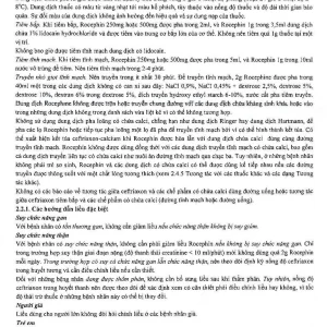 Bột pha tiêm Rocephin F.Hoffmann-La Roche điều trị nhiễm khuẩn huyết, viêm màng não (lọ 1g + ống 10ml)