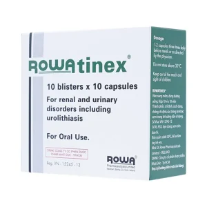 Thuốc Rowatinex Rowa điều trị bệnh sỏi niệu, sỏi thận (10 vỉ x 10 viên)