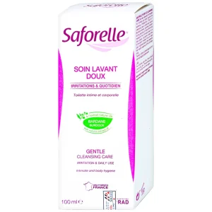 Gel rửa dịu nhẹ Saforelle Soin Lavant Doux vệ sinh cơ quan sinh dục ngoài và cơ thể cho da nhạy cảm (100ml)