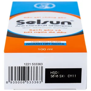 Dầu gội chống gàu Selsun Anti-Dandruff Shampoo Rohto sạch gàu và hết ngứa da đầu (100ml)