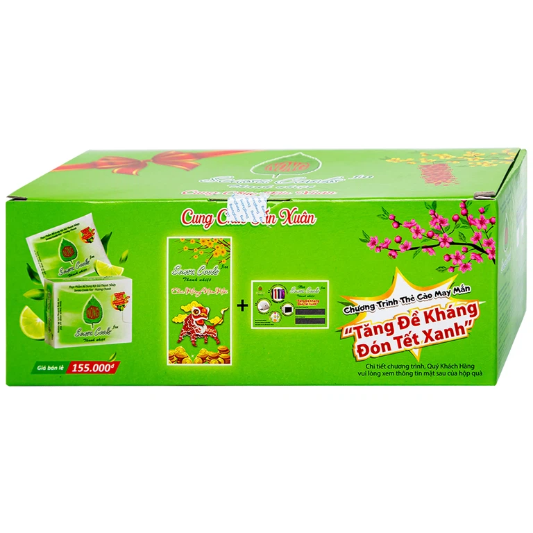 Bột sủi Sensa Cools Enesis giúp thanh nhiệt cơ thể và tăng cường sức đề kháng (6 gói x 7g)