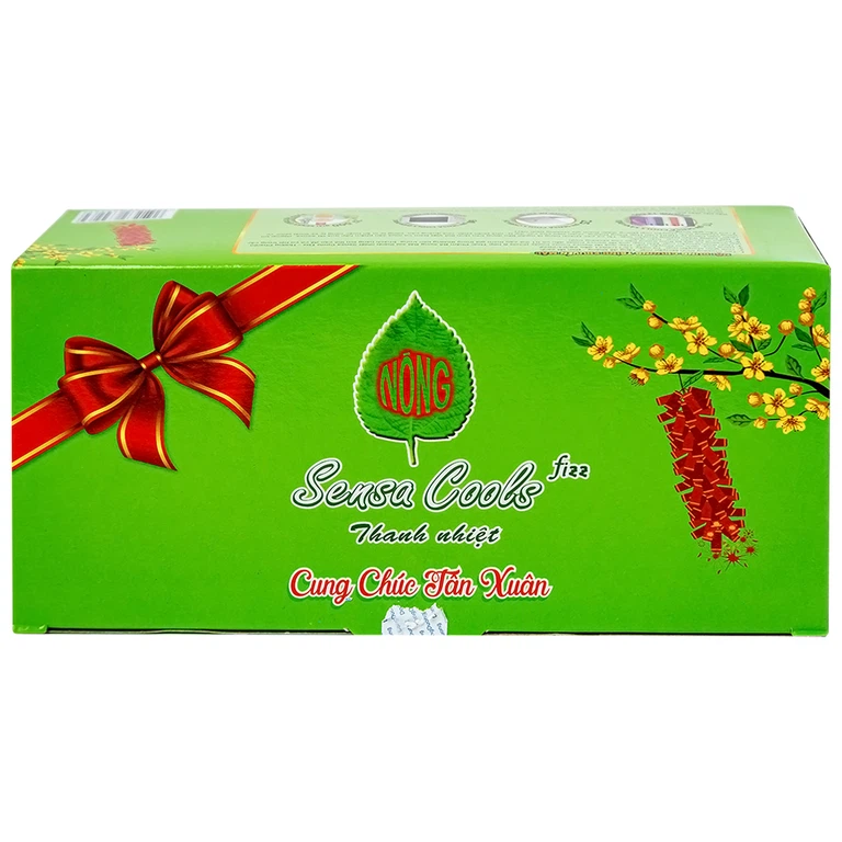 Bột sủi Sensa Cools Enesis giúp thanh nhiệt cơ thể và tăng cường sức đề kháng (6 gói x 7g)