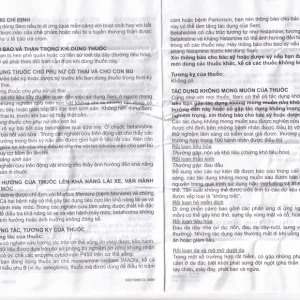 Thuốc Serc Abbott điều trị chóng mặt, mất thính giác, ù tai (4 vỉ x 25 viên)
