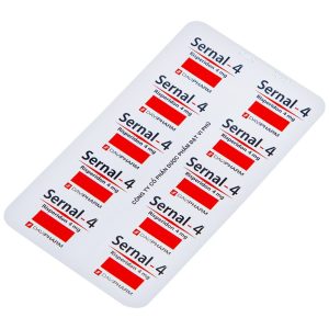 Thuốc Sernal-4 Davipharm điều trị bệnh loạn tâm thần cấp và mạn (10 vỉ x 10 viên)