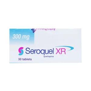 Thuốc Seroquel XR 300mg AstraZeneca điều trị tâm thần phân liệt (3 vỉ x 10 viên)