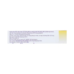 Thuốc Seroquel XR 50mg AstraZeneca điều trị tâm thần phân liệt (3 vỉ x 10 viên)