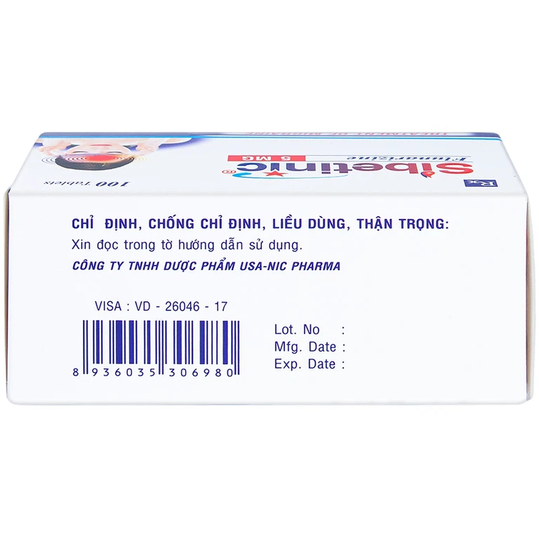 Thuốc Sibetinic đặc trị đau nửa đầu(10 vỉ x 10 viên)