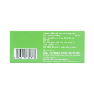 Thuốc Silgran 100mg United điều trị nhiễm độc gan, bảo vệ tế bào gan (10 vỉ x 10 viên)