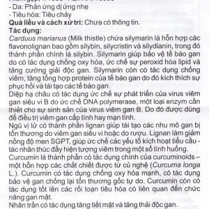 Thuốc Silymax Complex Mediplantex điều trị viêm gan do virus, xơ gan (6 vỉ x 10 viên)