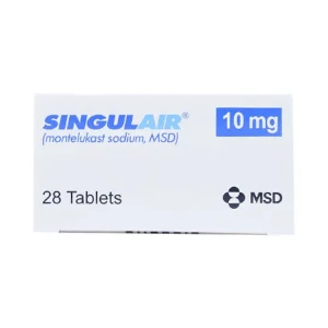 Thuốc Singulair 10mg MSD điều trị hen phế quản mạn tính (4 vỉ x 7 viên)