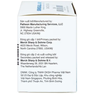 Cốm Singulair 4mg MSD điều trị hen phế quản mạn tính (28 gói)