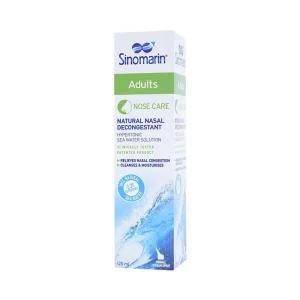 Xịt mũi Sinomarin Adults Nose Care rửa xoang mũi, nghẹt mũi, sung huyết mũi (125ml)