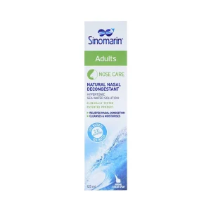 Xịt mũi Sinomarin Adults Nose Care rửa xoang mũi, nghẹt mũi, sung huyết mũi (125ml)
