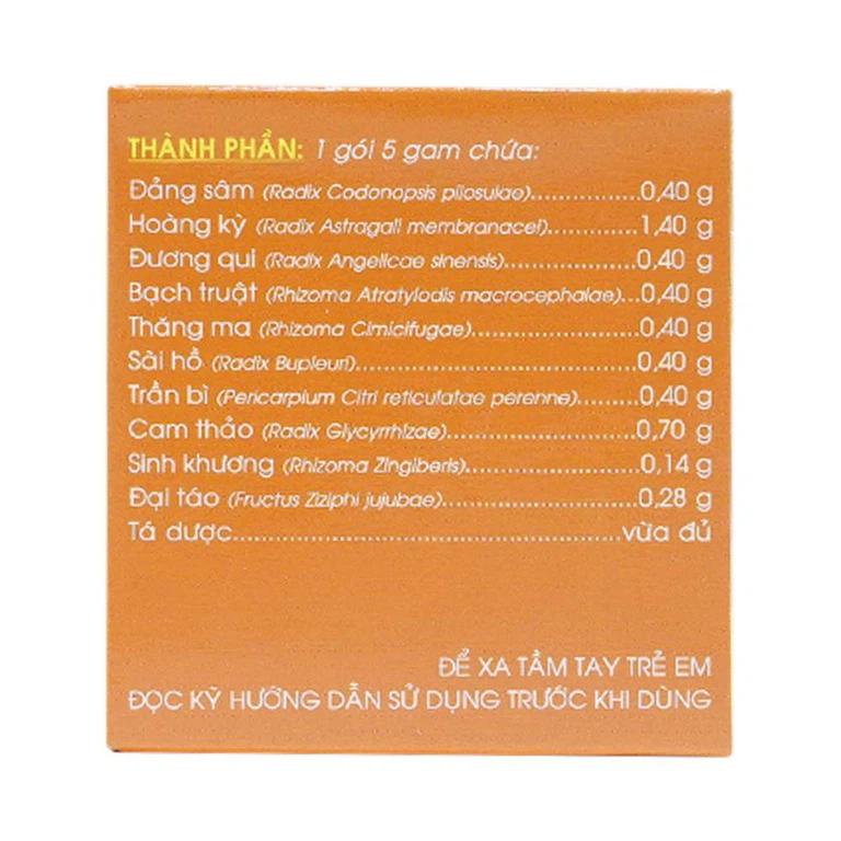 Thuốc Hoàn Cứng Sitar Traphaco điều trị trĩ nội, trĩ ngoại (10 gói)