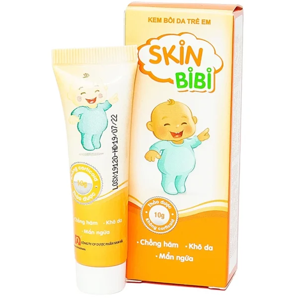 Kem bôi da trẻ em Skin BiBi Nam Hà Pharma chống hăm, khô da, mẩn ngứa (10g)