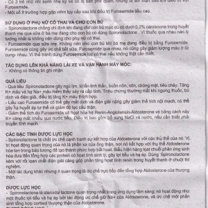 Thuốc Spiromide 40 Searle chẩn đoán và điều trị cường Aldosterone nguyên phát (3 vỉ x 10 viên)