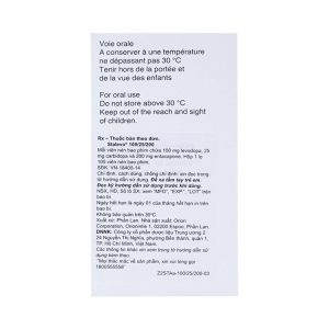 Thuốc Stagerin Bidiphar phòng say tàu xe, rối loạn tiền đình (5 vỉ x 10 viên)