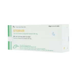 Thuốc Stemvir Incepta hỗ trợ điều trị nhiễm HIV-1 (3 vỉ x 4 viên)
