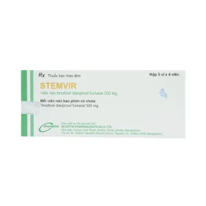 Thuốc Stemvir Incepta hỗ trợ điều trị nhiễm HIV-1 (3 vỉ x 4 viên)
