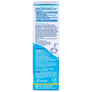 Dung dịch xịt mũi Stérimar Nose Hygiene Baby 50ml loại bỏ bụi bẩn niêm mạc mũi cho trẻ từ 0 - 3 tuổi