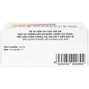 Viên nhai Stomafar Pharmedic điều trị trung hòa acid dạ dày (10 vỉ x 8 viên)