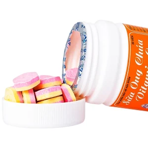 Viên ngậm Sữa Ong Chúa Vitamin C Mekophar bổ sung vitamin C cho cơ thể (24 hộp lẻ x 30 viên)