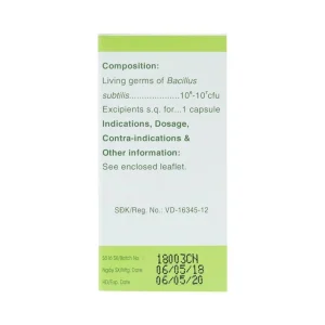 Thuốc Subtyl Mekophar điều trị tiêu chảy, viêm ruột (20 viên)