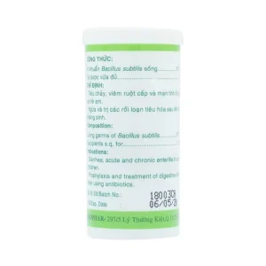 Thuốc Subtyl Mekophar điều trị tiêu chảy, viêm ruột (20 viên)