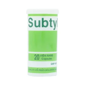 Thuốc Subtyl Mekophar điều trị tiêu chảy, viêm ruột (20 viên)