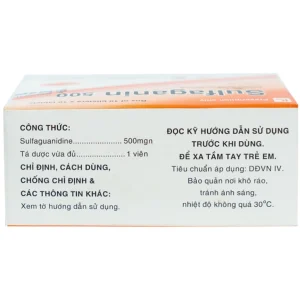 Thuốc Sulfaganin 500 Mekophar điều trị tiêu chảy cấp (10 vỉ x 10 viên)
